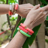 Parabaya PIPOCA Armband - La vie en rose, Samba Mono