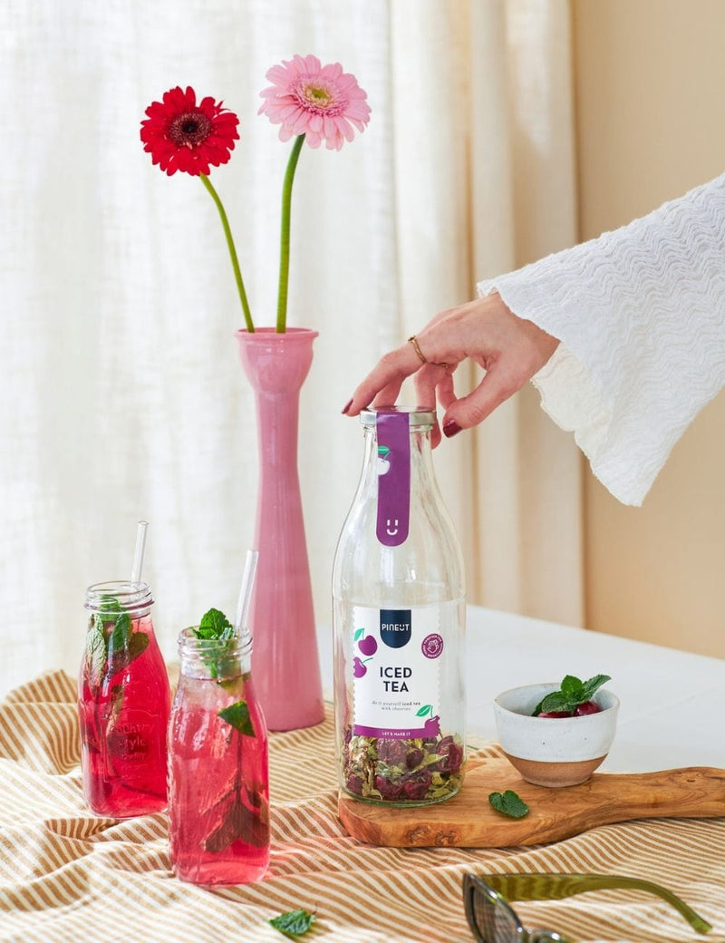 Pineut DIY Cold Brew Ice Tea, Kers & Verveine