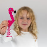 Plus-Plus 100-delige Bouwset in tube, Flamingo