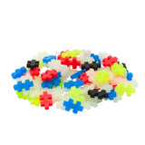 Plus-Plus 100 delige Bouwset in tube, Glow