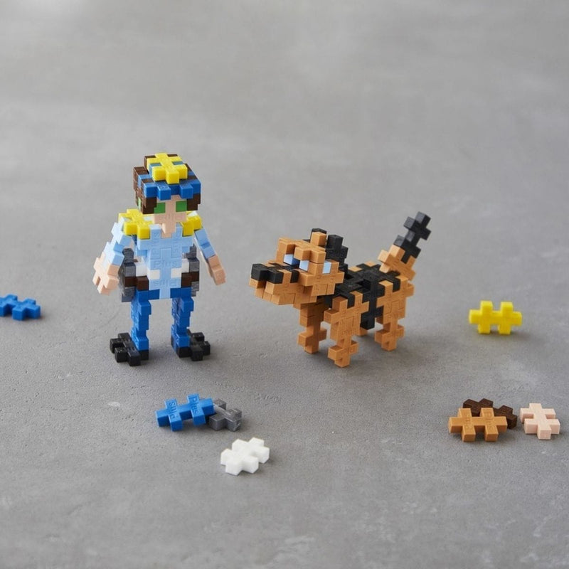 Plus-Plus 100 delige Bouwset in tube, Politie