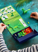 Plus-Plus ACTIVITY PAD Bouwstenen voor 2D Puzzelen op Nummer & 3D Figuren, Dinosaurs