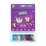 Plus-Plus ACTIVITY PAD Bouwstenen voor 2D Puzzelen op Nummer & 3D Figuren, Enchanted Forest