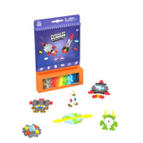 Plus-Plus ACTIVITY PAD Bouwstenen voor 2D Puzzelen op Nummer & 3D Figuren, Ruimte