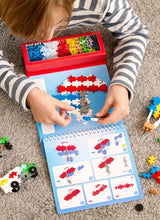 Plus-Plus ACTIVITY PAD Bouwstenen voor 2D Puzzelen op Nummer & 3D Figuren, Transportation