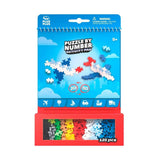 Plus-Plus ACTIVITY PAD Bouwstenen voor 2D Puzzelen op Nummer & 3D Figuren, Transportation