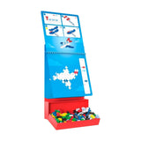 Plus-Plus ACTIVITY PAD Bouwstenen voor 2D Puzzelen op Nummer & 3D Figuren, Transportation