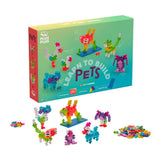 Plus-Plus LEARN TO BUILD Bouwset van 275 stuks met 1 Bouwplaat, Huisdieren