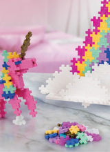 Plus-Plus LEARN TO BUILD Bouwset van 275 stuks met 1 Bouwplaat, Unicorns