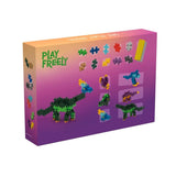 Plus-Plus LEARN TO BUILD Bouwset van 600 stuks met 2 bouwplaten, Dino's