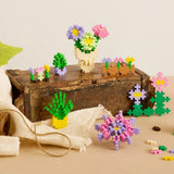 Plus-Plus LEARN TO BUILD Bouwset van 600 stuks met 2 bouwplaten, Flower Shop