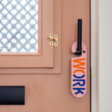 Puki Wuki Dubbelzijdige Deurhanger Work - Chill, Roze & Groen