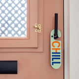 Puki Wuki Dubbelzijdige Deurhanger Work - Chill, Roze & Groen