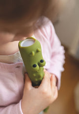 Rabbit & Friends Siliconen oplaadbare Zaklamp voor kinderen, Croco