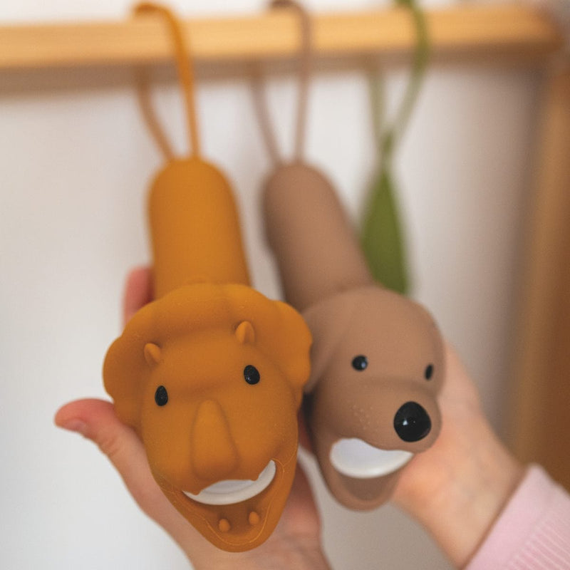 Rabbit & Friends Siliconen oplaadbare Zaklamp voor kinderen, Leo