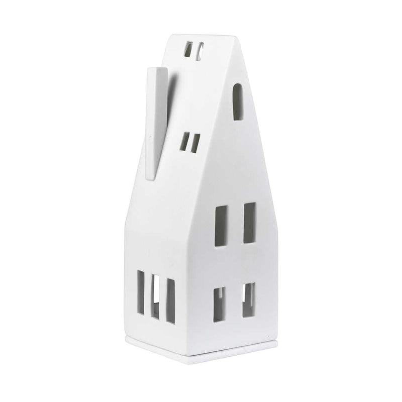 Räder theelicht huis puntdak groot wit H. 20cm | ZIN Aan Tafel Räder theelicht huis puntdak groot wit H. 20cm | ZIN Aan Tafel