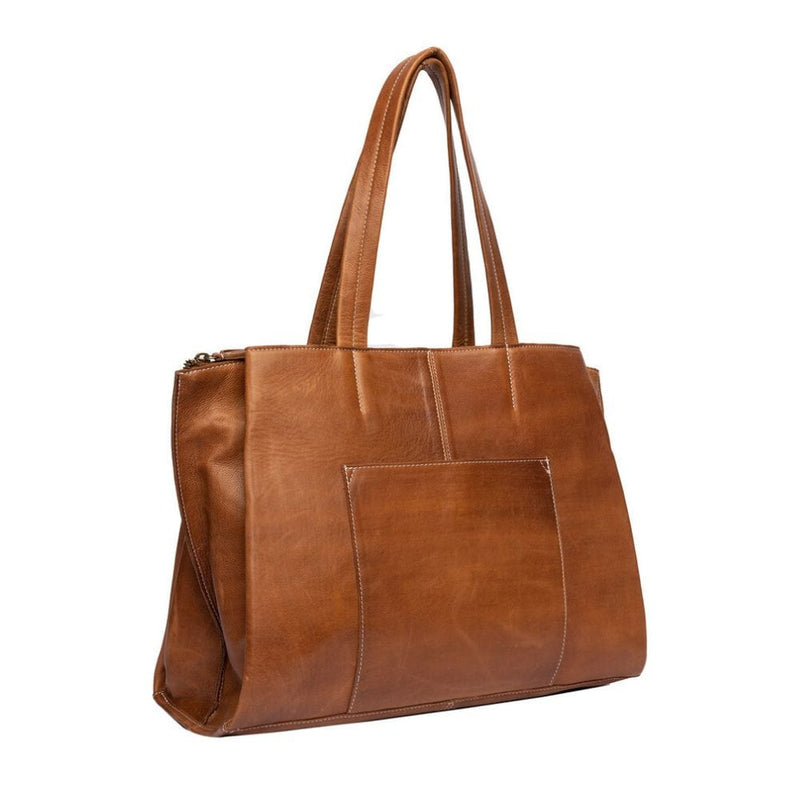 RE:DESIGNED ELIANA Lederen Laptoptas/Workbag, Walnut