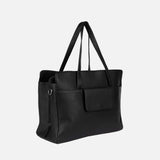 RE:DESIGNED EVIA URBAN Lederen Laptoptas/Workbag, Black