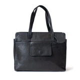 RE:DESIGNED EVIA URBAN Lederen Laptoptas/Workbag, Black