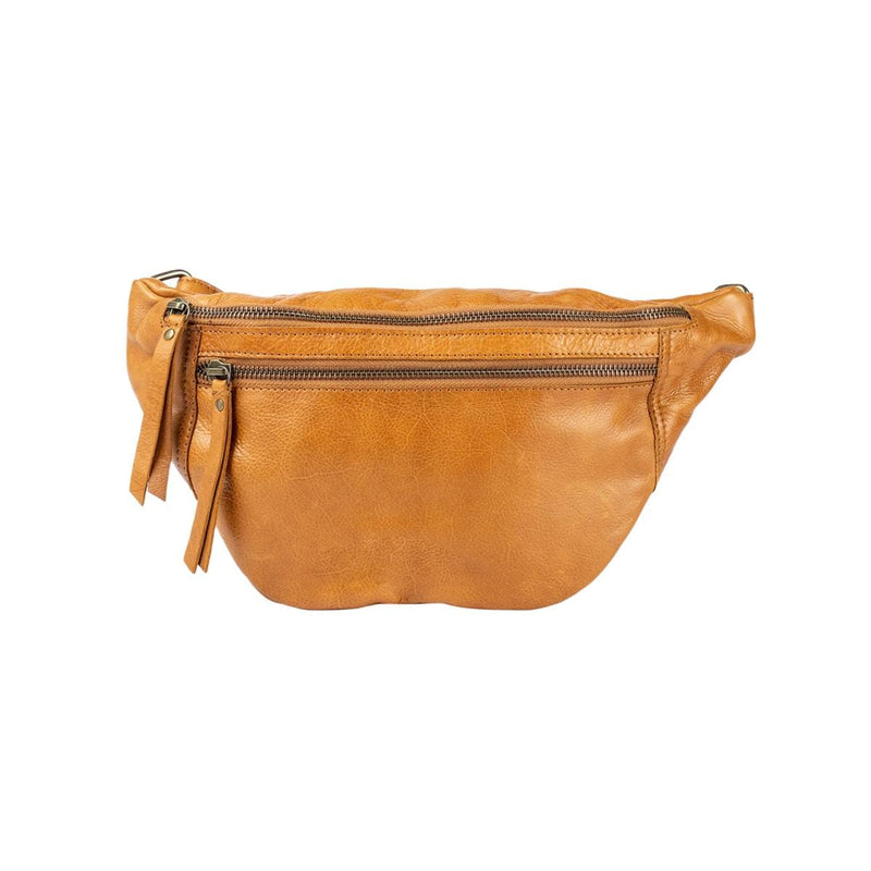 RE:DESIGNED FAUST URBAN Lederen Bumbag, Burned Tan