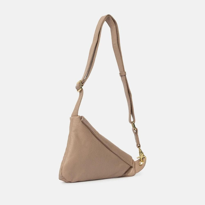 RE:DESIGNED FRANKA Lederen Bumbag, Taupe