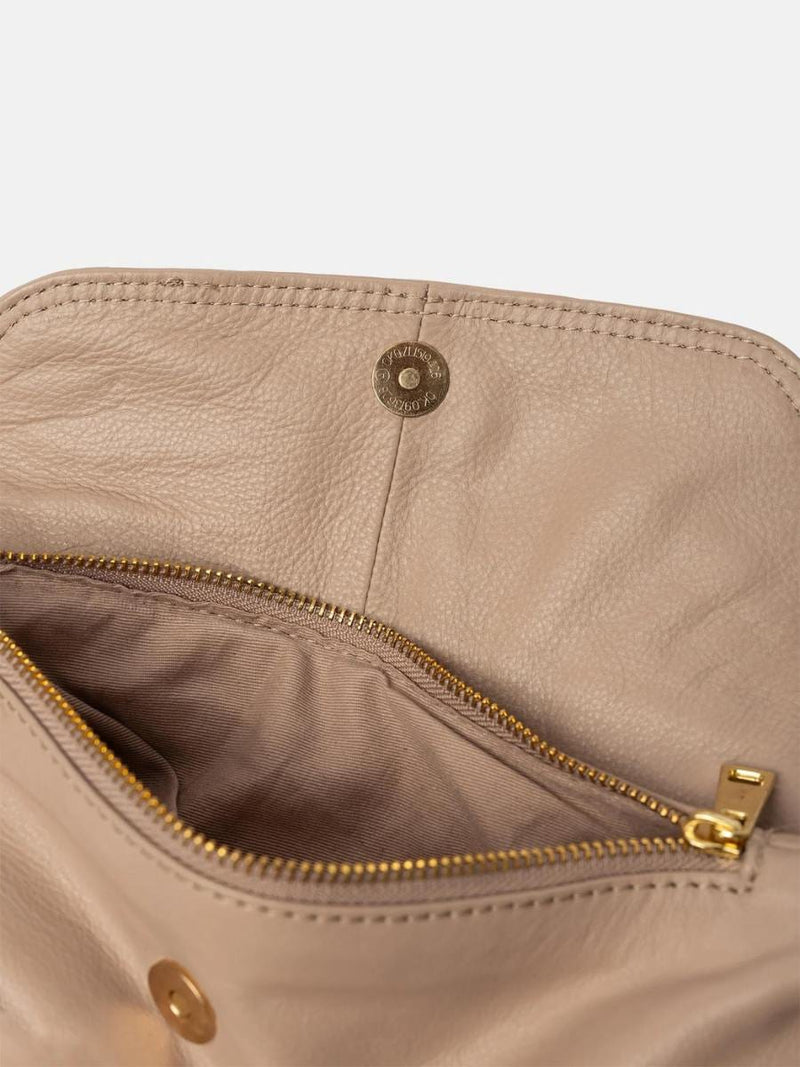 RE:DESIGNED FRANKA Lederen Bumbag, Taupe