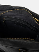 RE:DESIGNED HALMA Lederen Laptoptas/Workbag, Black