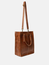 RE:DESIGNED HALMA Lederen Laptoptas/Workbag, Walnut