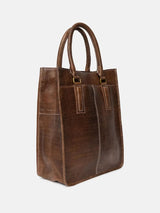 RE:DESIGNED HALMA Lederen Laptoptas/Workbag, Woodsmoke