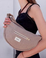 Recitem ARTHUR Halve maan Crossbody Tas, Latte