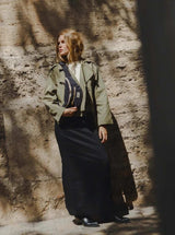 Recitem JENNA UNI Ribfluwelen Heuptas, Zwart