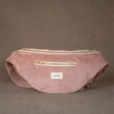 Recitem NINA UNI Grote Ribfluwelen Heuptas, Oud Roze