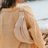 Recitem PILAR Gestreepte Heuptas, Ecru & Geel
