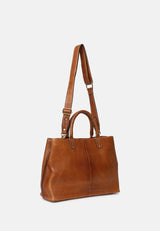 ReDesigned FAFALI Lederen Handtas, Walnut