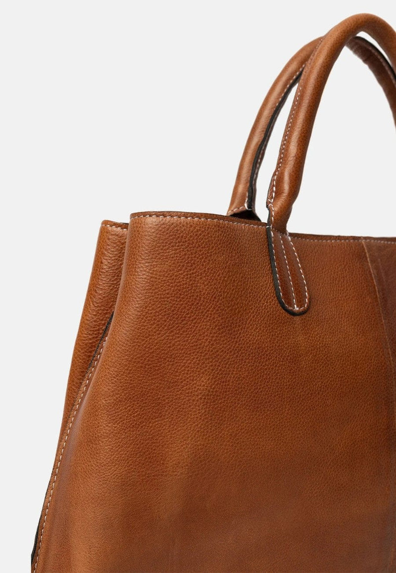 ReDesigned FAFALI Lederen Handtas, Walnut