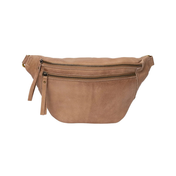 ReDesigned FAUST URBAN Lederen Bumbag, Taupe