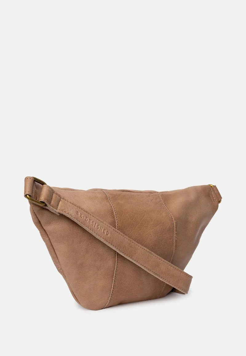 ReDesigned FAUST URBAN Lederen Bumbag, Taupe