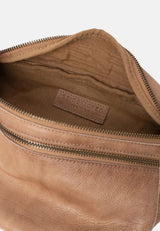 ReDesigned FAUST URBAN Lederen Bumbag, Taupe