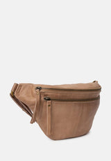 ReDesigned FAUST URBAN Lederen Bumbag, Taupe