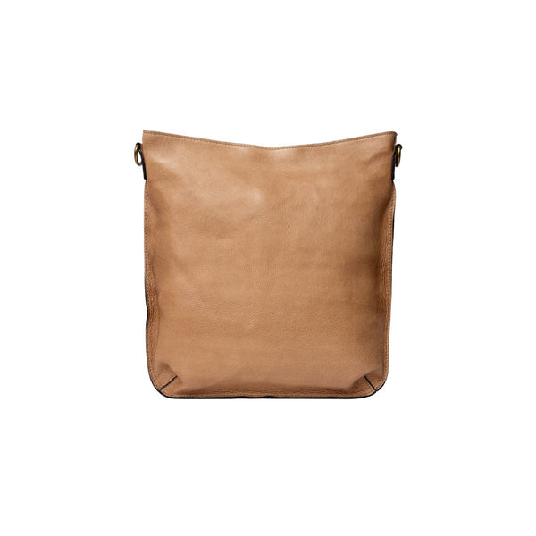 ReDesigned FILLIS BIG Lederen Schoudertas, Taupe