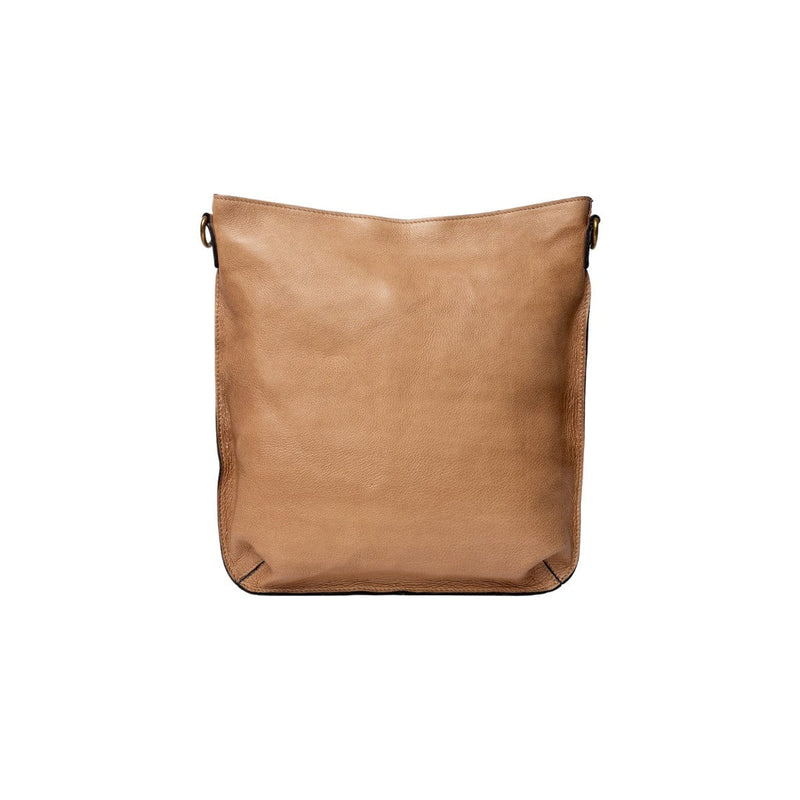 ReDesigned FILLIS BIG Lederen Schoudertas, Taupe