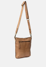 ReDesigned FILLIS BIG Lederen Schoudertas, Taupe