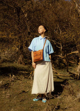 ReDesigned KAY URBAN Lederen Schoudertas, Burned Tan