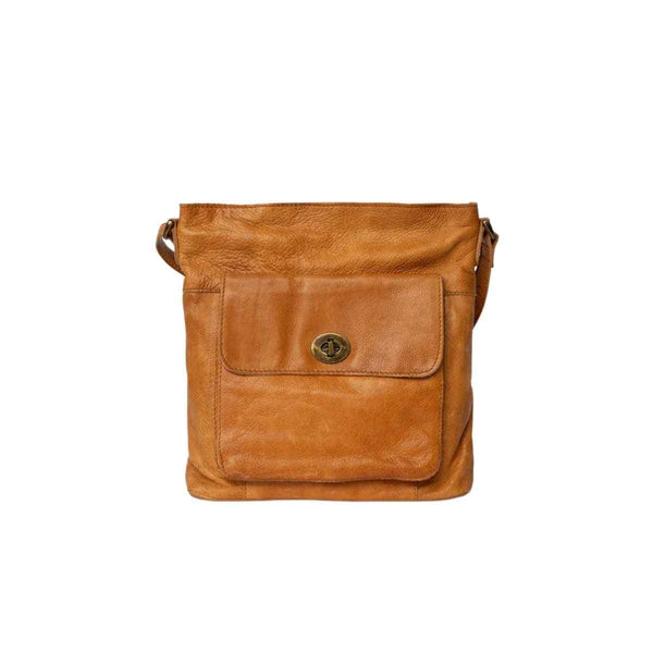 ReDesigned KAY URBAN Lederen Schoudertas, Burned Tan