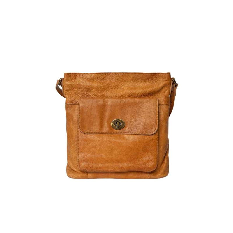 ReDesigned KAY URBAN Lederen Schoudertas, Burned Tan