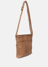 ReDesigned KAY URBAN Lederen Schoudertas, Taupe