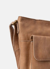 ReDesigned KAY URBAN Lederen Schoudertas, Taupe