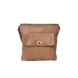 ReDesigned KAY URBAN Lederen Schoudertas, Taupe