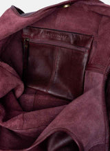 ReDesigned LYRA URBAN Lederen Totebag, Dark Cherry