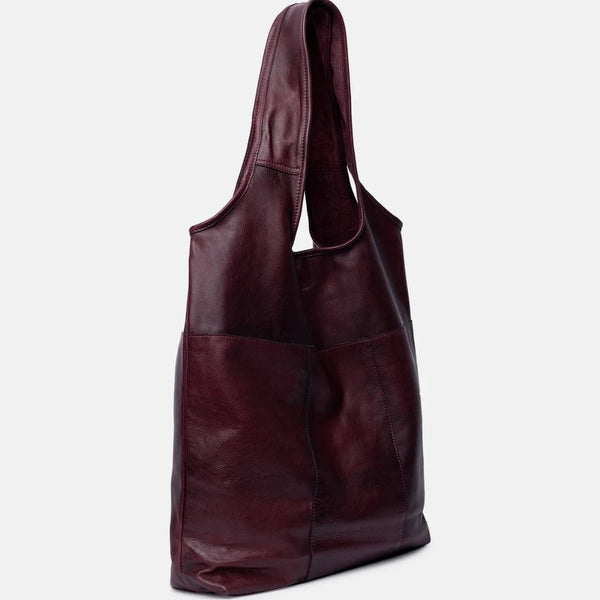 ReDesigned LYRA URBAN Lederen Totebag, Dark Cherry